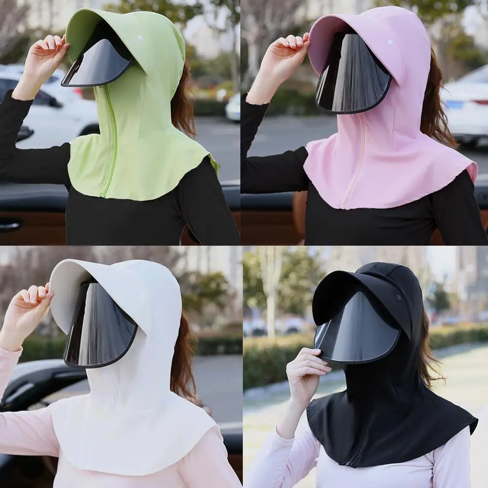 Sunshade Sun Cap Female Summer Sunscreen Sun Protection Riding Adjustable Outdoor Anti-UV Women Caps Cycling Men Hat S8A7