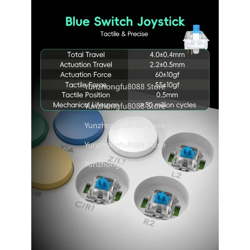 

For PC/Android /IOS/switch/ps3/M8 Game Console Wireless Bluetooth Joystick/Arcade Fighting Shaker