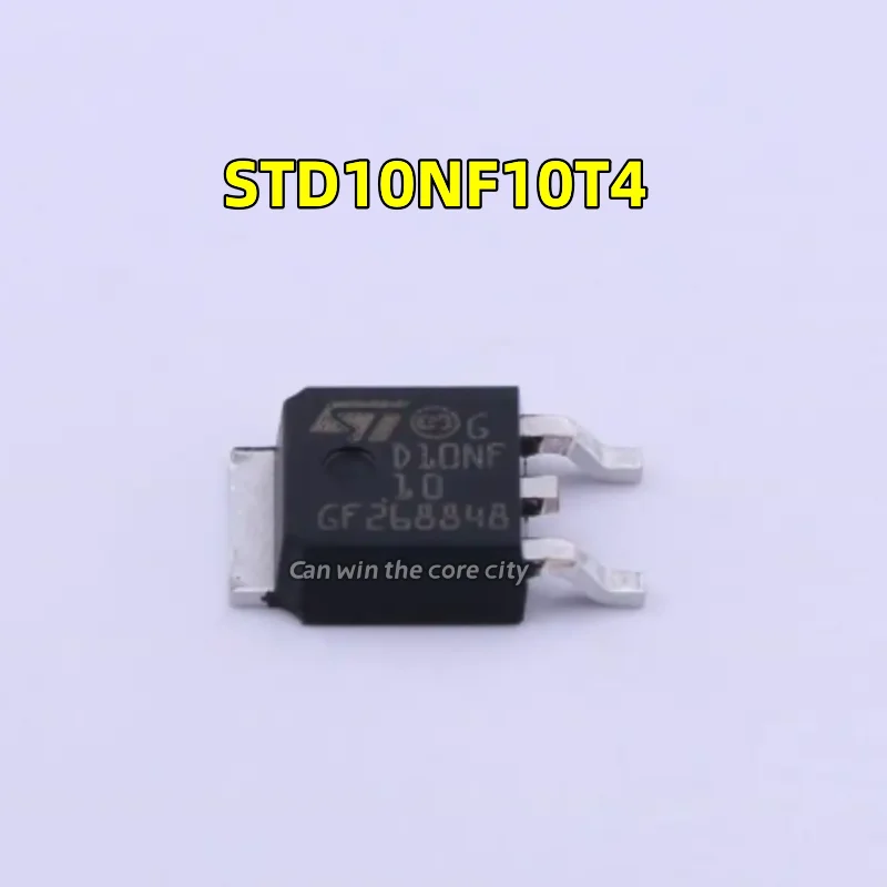 

10 pieces MOS FT N channel STD10NF10T4 D10NF10 TO-252 25A / 100V original spot