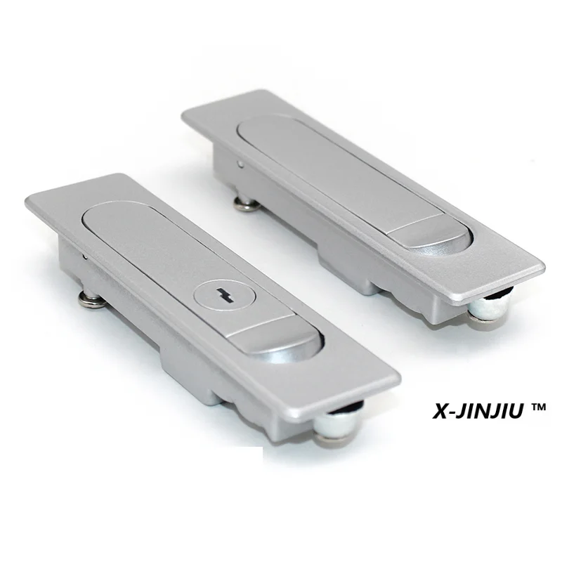 XJJ-MS730 Bouncing Cabinet Plane Lock Black Matte Distribution Box Tin Trunk Switch Cabinet Equipment Box  Industrial Lock
