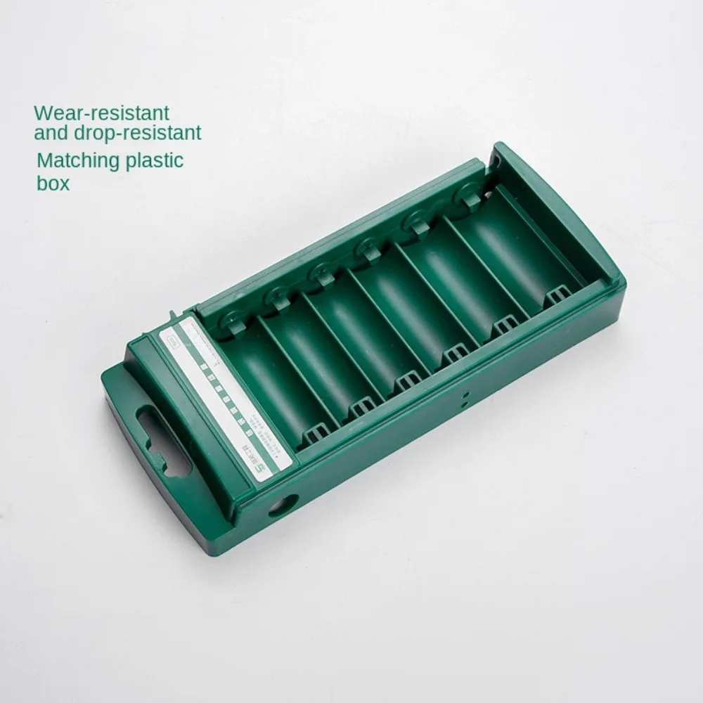 ABS Wrench Storage Box Green Plastic Socket Organizer Box Multifunctional 1/4