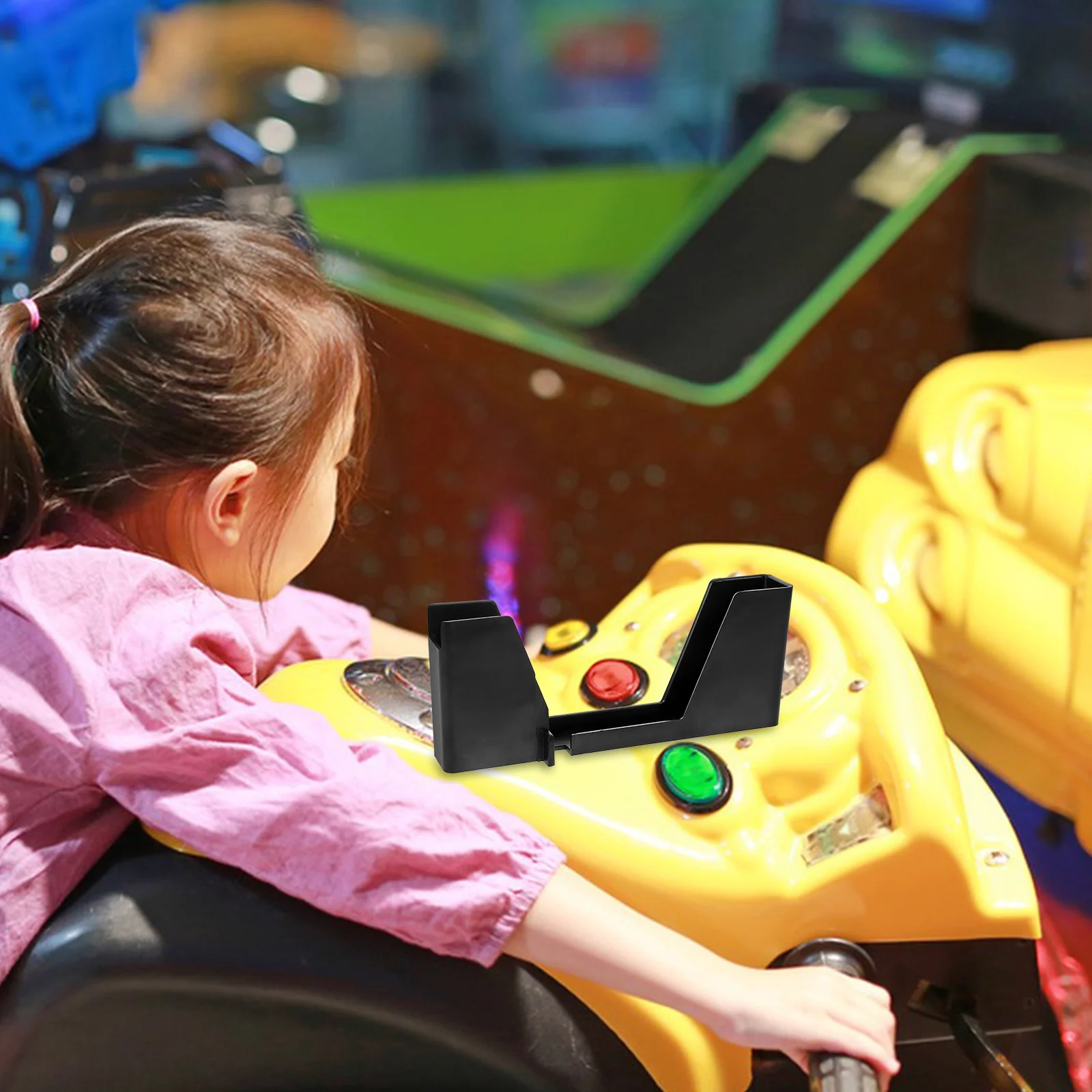 

Black Raffle Ticket Dispenser Stand Holder for Roll Tickets Game Machines Lottery Ticket Storage Box Multifunctional Organizer