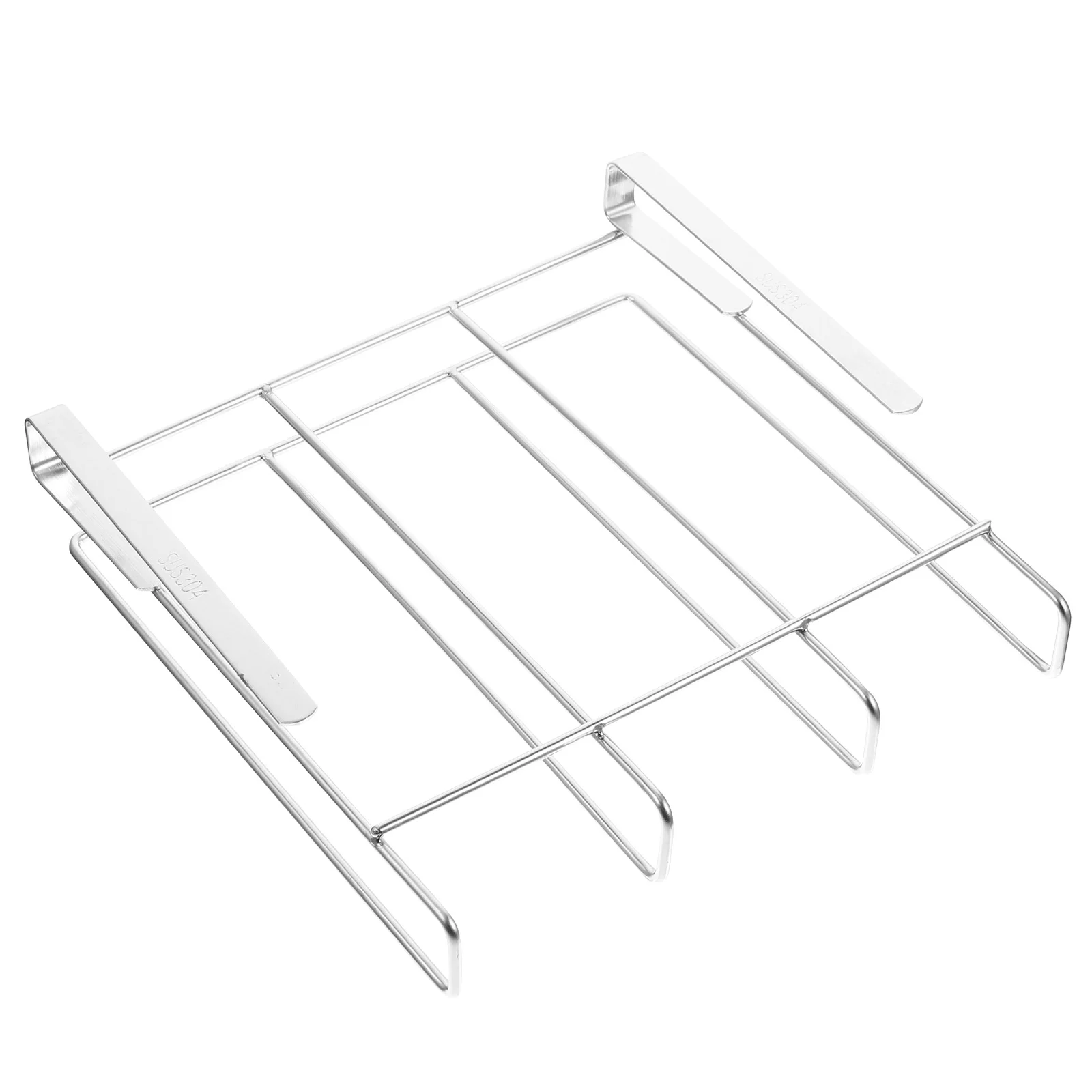 

Stainless Steel Cutting Board Holder Punching-Free Organizer for Kitchen Dishes Flat Items Bathroom Restaurant Office Gift
