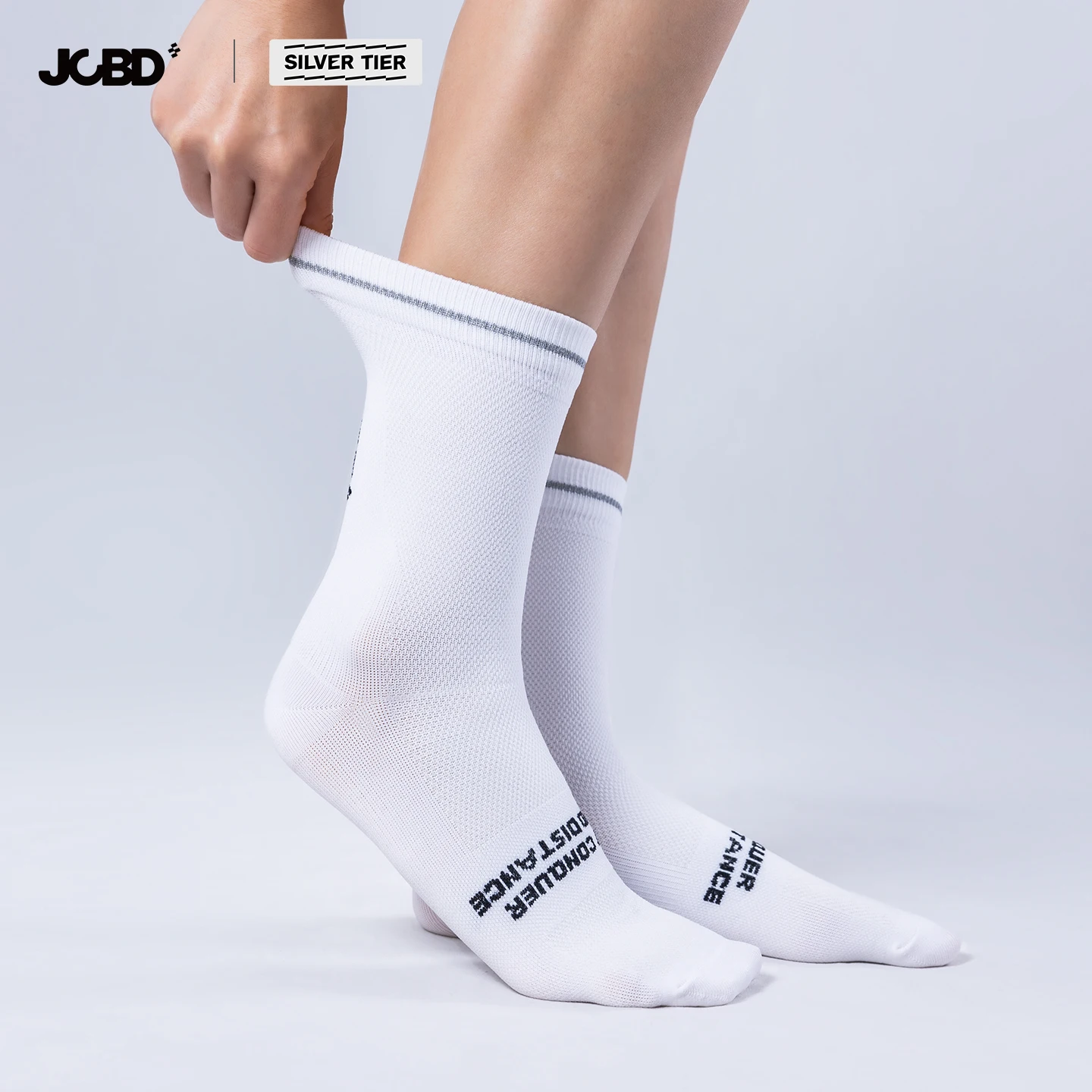 JCBD Cycling Socks Anti Slip Breathable Soft Compression Aero Quick Dry Mesh Profession Bicycle Sports Socks Bike for Women Men