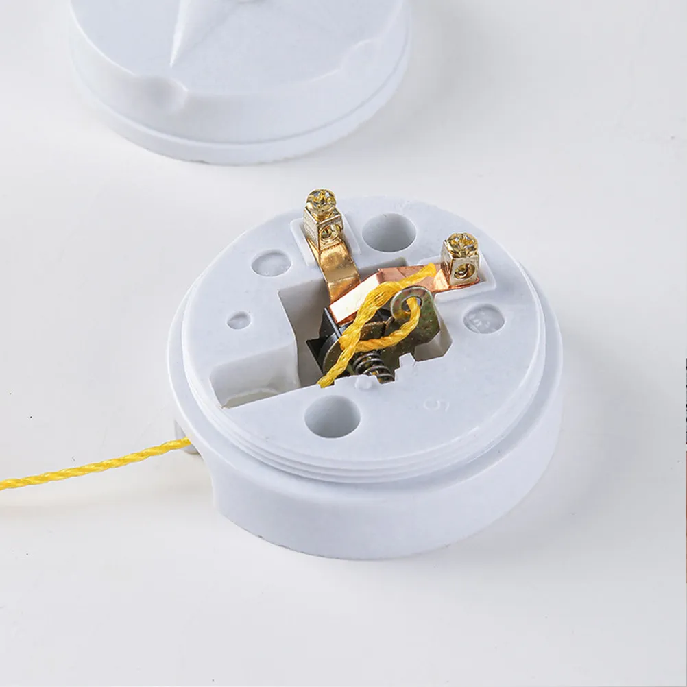 10Pcs High-Quality Pull Chain Switches for Ceiling Fan Ceiling Light Wall Lamp Scratch-Resistant Fine Detail Pull Cord Lamp