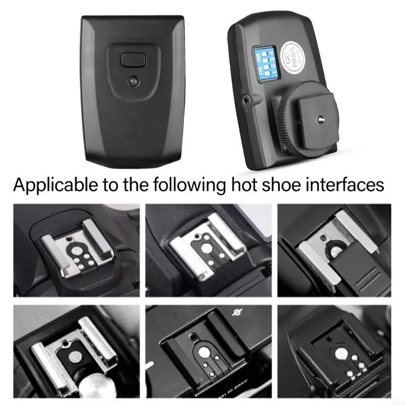 2025 New Wireless/Radio Studio Flash Transmitter Fast لـ AT-16 CT-16 مع 1/100S Sync PC Sync Port 16 SELECT