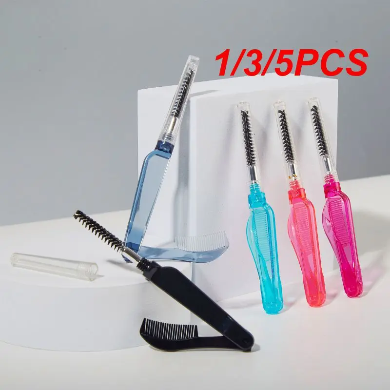 1/3/5PCS moda doppia testa pieghevole sopracciglio ciglia capelli sopracciglio estensione pennello pettine in metallo ciglia pettine trucco cosmetico