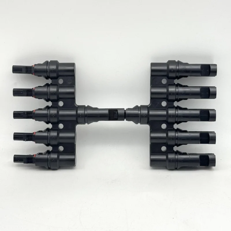 T-type Five-in-one Connector Solar Photovoltaic Power Generation Line Paralleling Device Battery Panel Five-way Connector