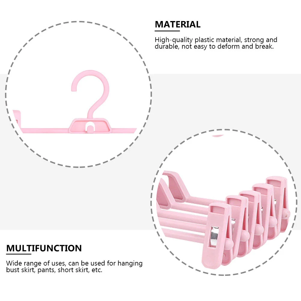 10 قطعة السراويل كليب رف البلاستيك قابل للتعديل قوي السراويل شماعات الملابس تجفيف الرف تخزين المنزلية البلاستيك تخزين شماعات