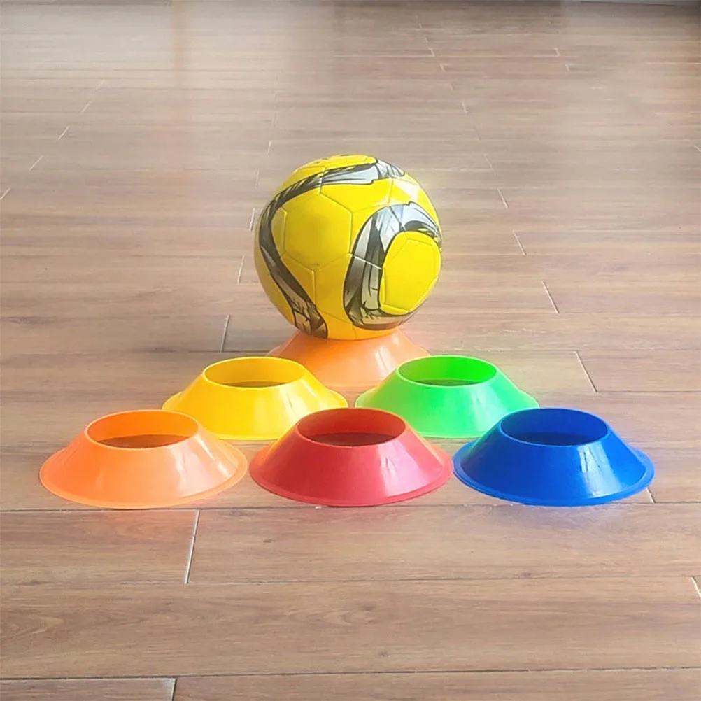 

10 Pcs Football Training Sign Plate Practice Cones Spot Markers for Sports Soccer Cell Equipment