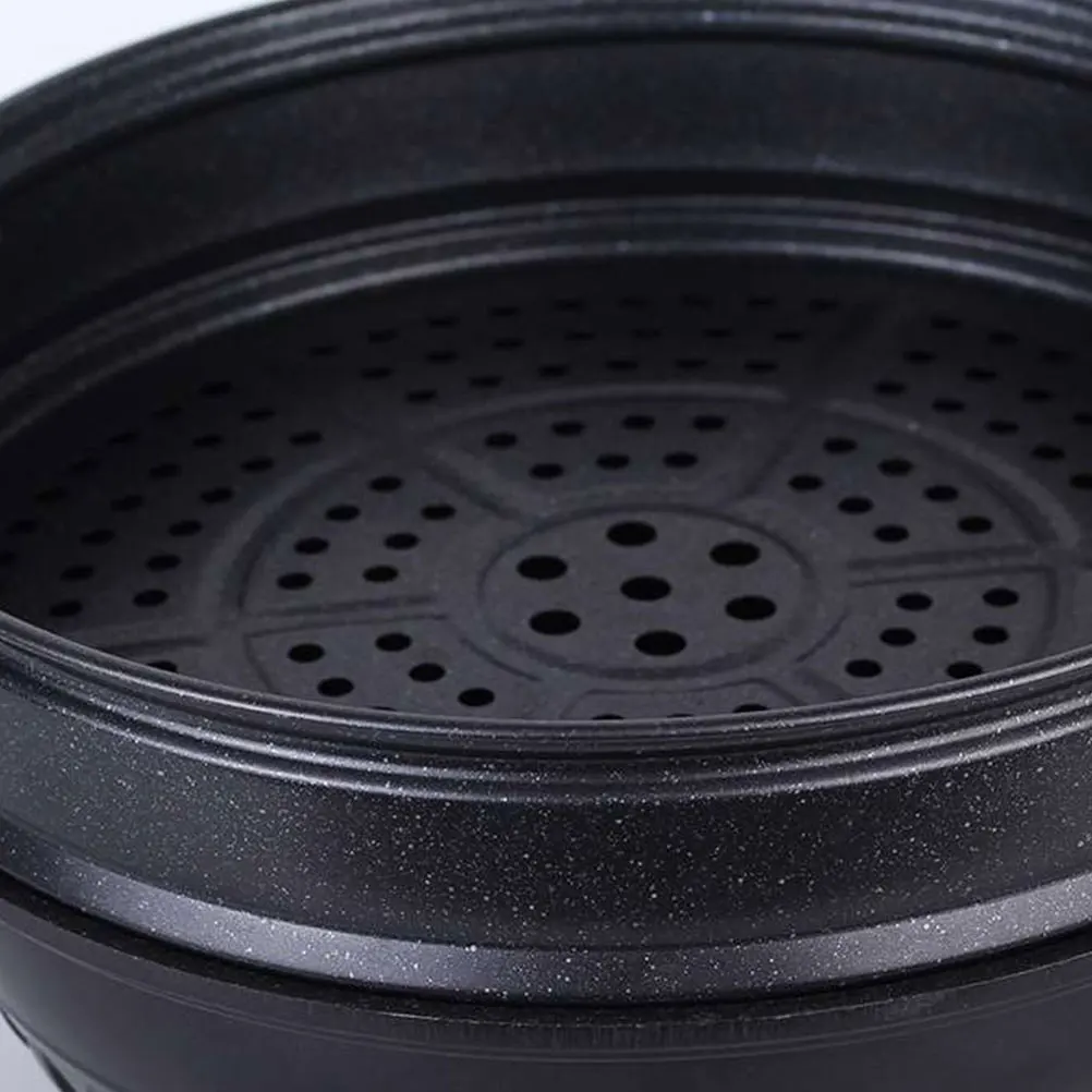 

32Cm Stainless Steel Food Basket Bun Steamer For Home Kitchen Restaurant Practical Space-Saving Cookware Steamer Safe