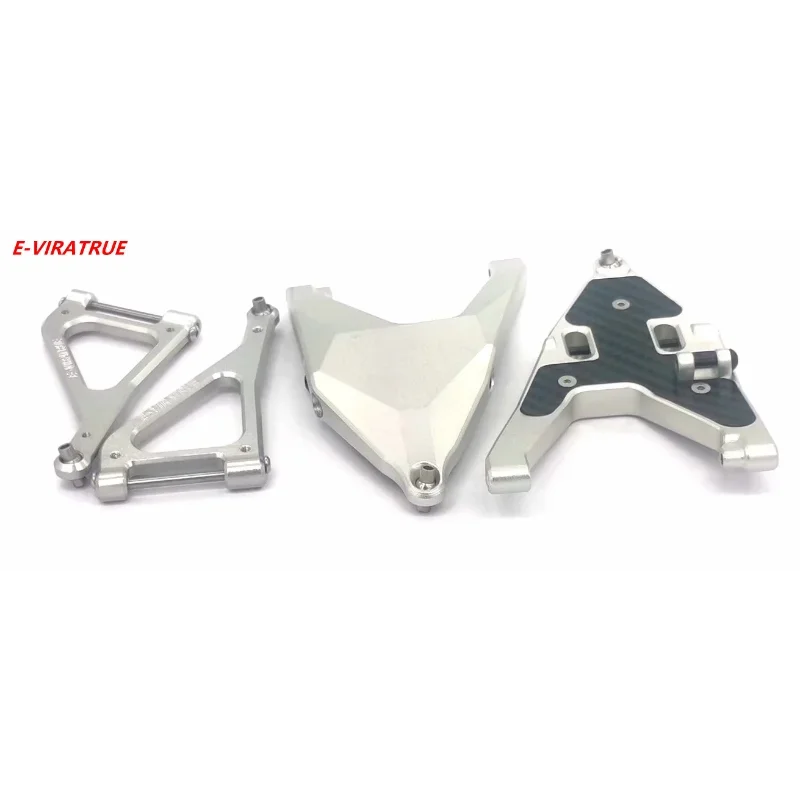E-VIRATRUE 7075 Алюминиевые верхние и нижние подвесные рычаги для TRAXXAS Unlimited Desert Racer 1/7