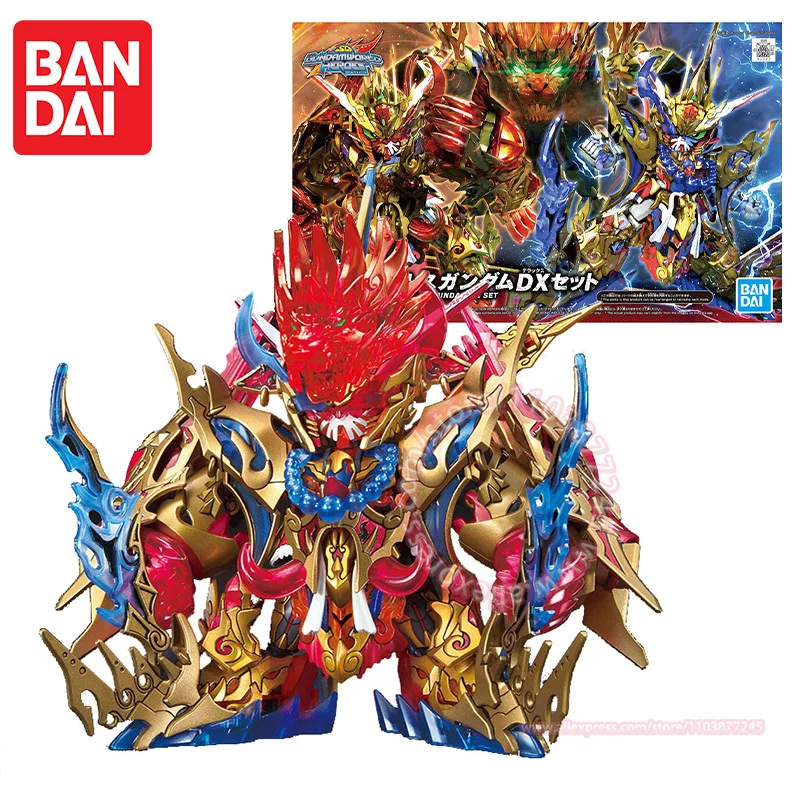 BANDAI SDW HEROES WUKONG IMPULSE GUNDAM DX SET BB Warrior versión Q modelo colección adornos periféricos de animación ensamblados