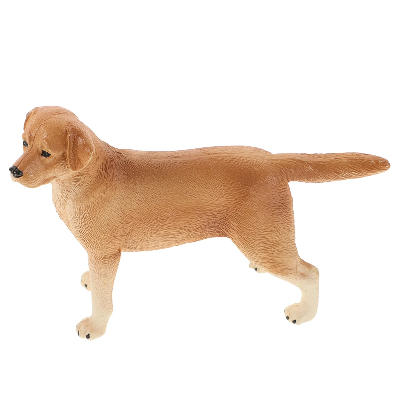 Toys Children Model Dog Puppy Figurines Top Hat Golden Retriever Statue Figures Dogs Small