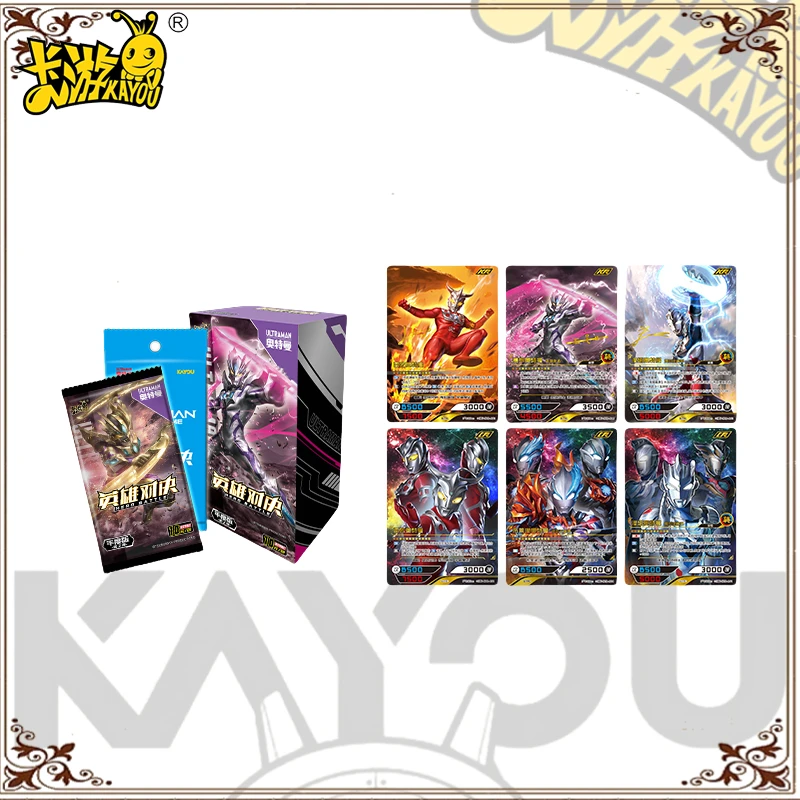 

Kayou Genuine Ultraman Cards Collectible Decks Blind Box Toys Gifts