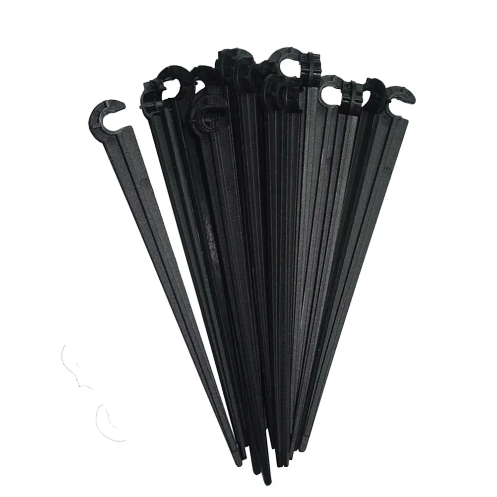 

100pcs Garden Support Stake for 4/7 Drip Tube Holders Sprayer Pole Inserted Link Keep Tube Unclogged Lawn Garden Watering Rod