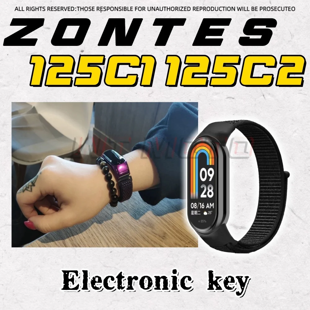 

Для ZONTES 125C1 125C2 электронный ключ-браслет ZONTES 125c1 125c2 c1 125 c2 125 модификация датчика