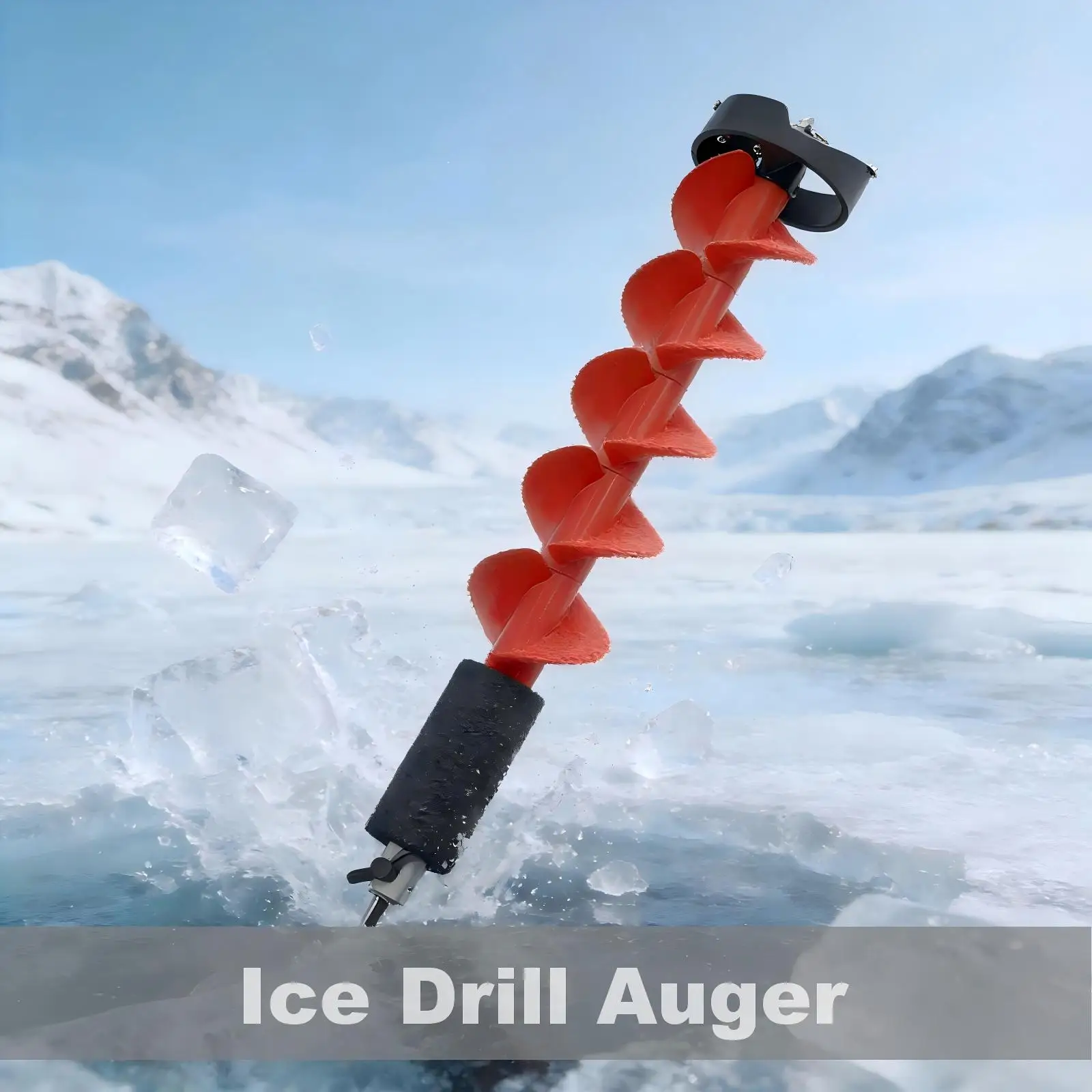 

Красный нейлоновый бур 75 см, сменная часть для ледобура, для зимней рыбалки и других видов активного отдыха