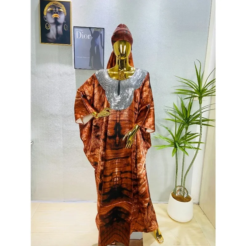 

Customized African Dresses For Women Muslim Fashion Abayas Boubou Dashiki Ankara Outfits Evening Gown Dubai Kaftan Abaya Robe Ma