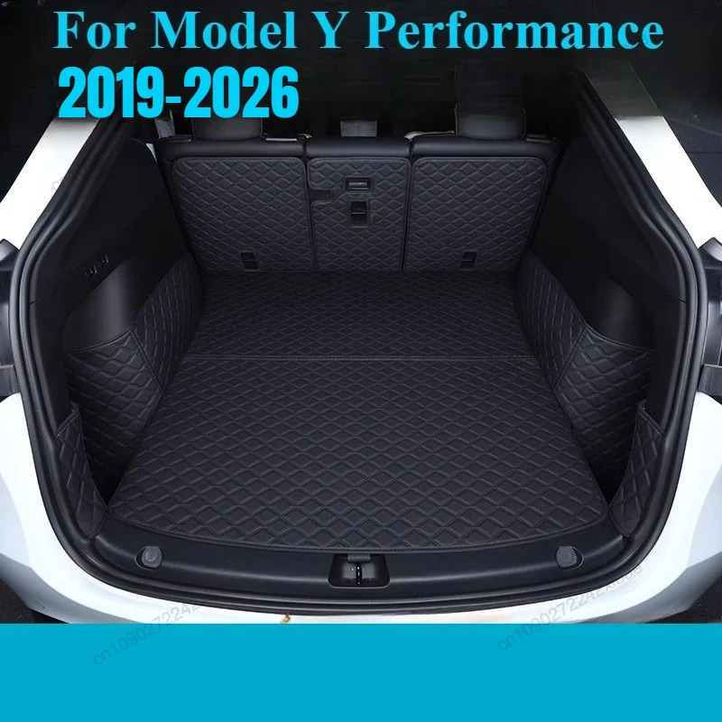 フルカバートランクマットカスタマイズ専門車種別カーゴライナー-テスラ-モデルy-パフォーマンス用-‌-2019-2026