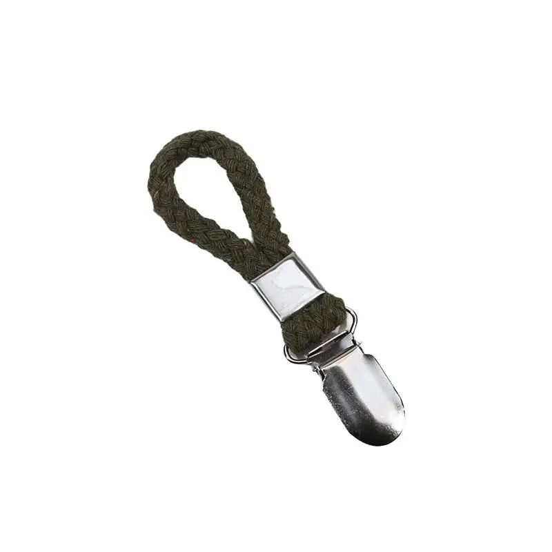 1/2PCS Bad Handtuch Clips Geflochtene Mehrzweck Kleiderbügel Bad Baumwolle Schleife Handtuch Clip Metall Clamp Küche Hause lagerung – Detail 27