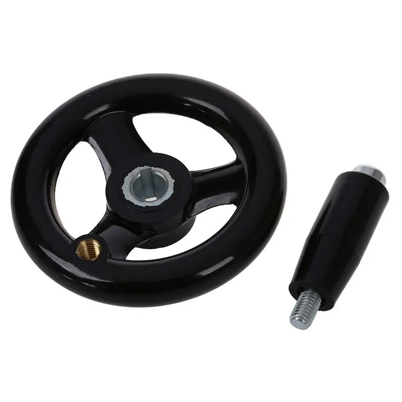3X 3.9 Inch Diameter Hand Wheel W Revolving Handle For Milling Machine-AT30