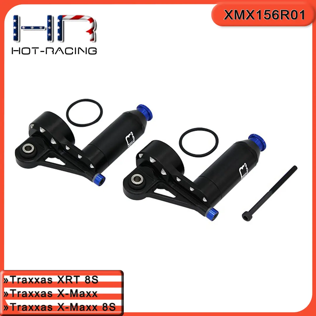 Hot Racing Aluminum Reservoir Shock Upgrade Kit (2) TRA X-MAXX XRT