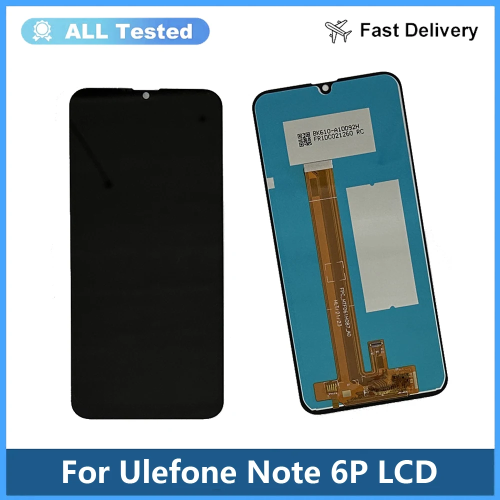 

Новый ЖК-дисплей для Ulefone Note 6, сенсорный экран, дигитайзер, запчасти для телефонов Ulefone Note 6 P Note 6 P, дисплей, экран, запчасти для ЖК-экрана