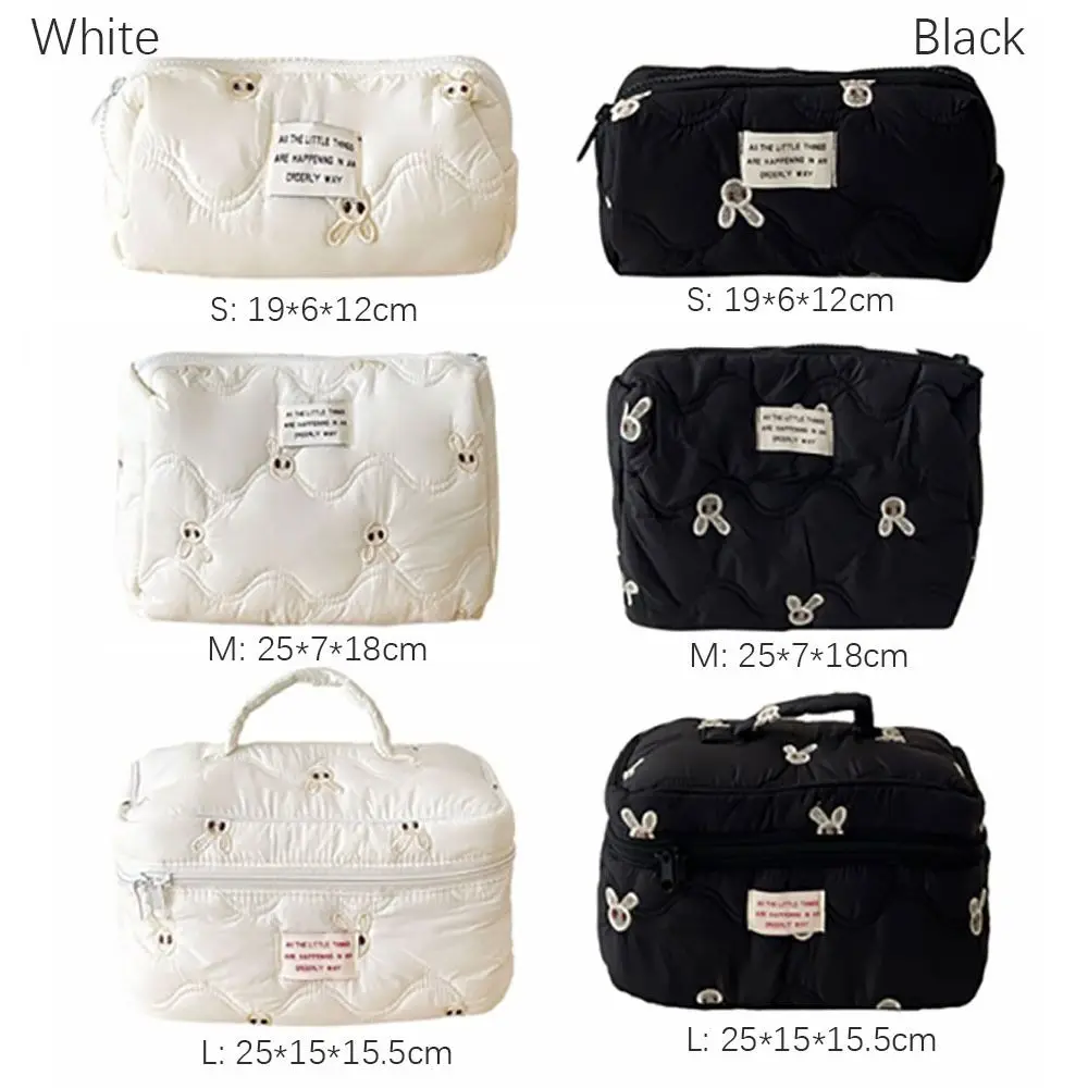 High Quality Embroidery Makeup Bag Storage Bag Large Capacity Cosmetic Bag Portable Travel Organizer Toiletry Fashion Washbag