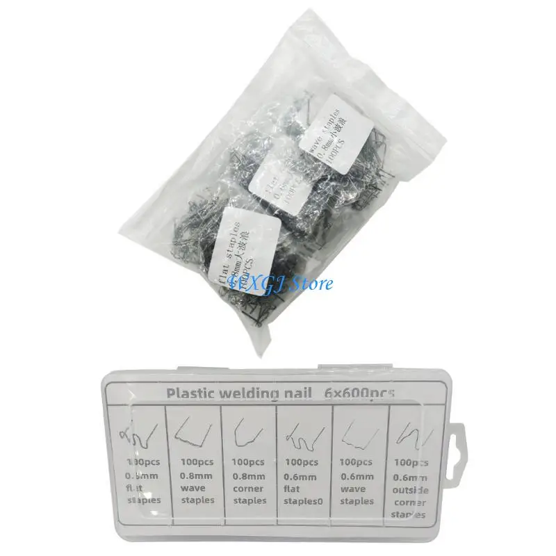 

37JE 600Pcs Plastic Repair Machine Welding Hot Stapler Bumper Welder Repair Welding for Auto Bumper Tools