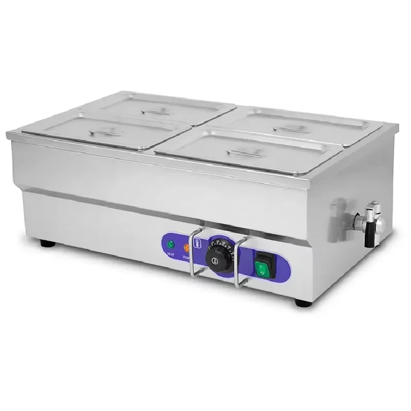 High-quality professional kitchen equipment 4X 1/4Gn food warmer/electric self-service food warmer Bain & Marie
