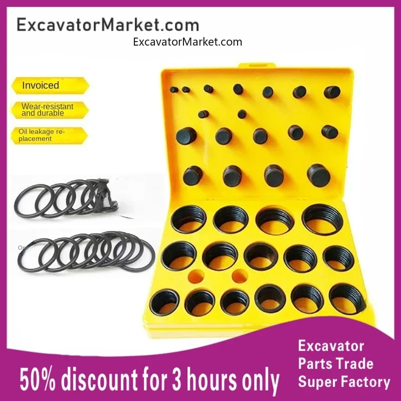 

Excavator Spare Genuine For Caterpillar Cat Hitachi Kobelco Doosan Sany Hyundai Excavator O-ring Boxed O-ring Sea