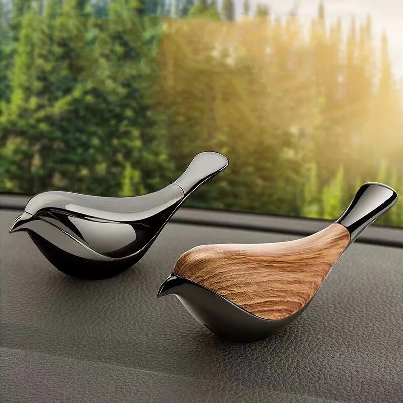 Ambientador de aire para coche, aromaterapia, bálsamo sólido de pájaro de la suerte para decoración Interior automática, adornos de purificación de aire