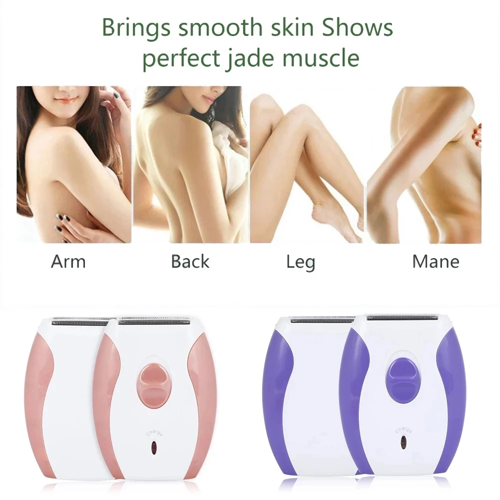 新しい電気usbワイヤレス脱毛女性脱毛器陰毛トリマービキニシェービング脚アーム脱毛ひげリムーバー