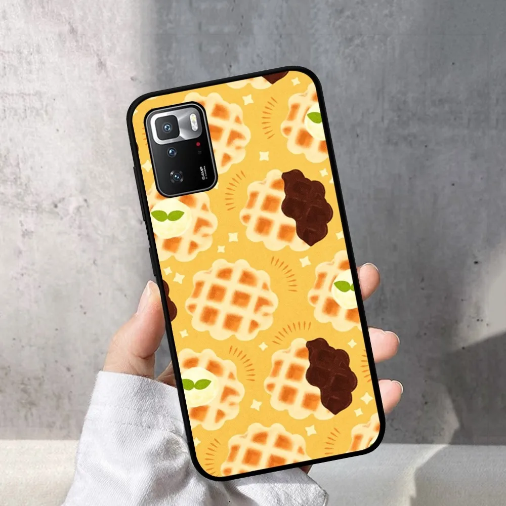 Simple Fashion Cartoon Food Phone Case For Redmi Note 4 X 5 A 6 7 8 T 9 9S 10 11 11S 11Epro Poco M3 Pro