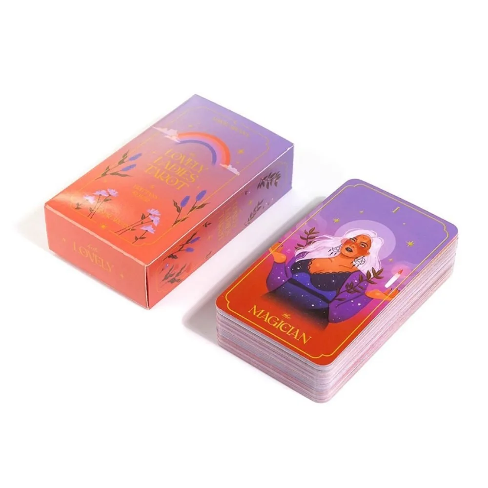 10.3*6cm Lovely Ladies Tarot Deck Card 78 pcs cards