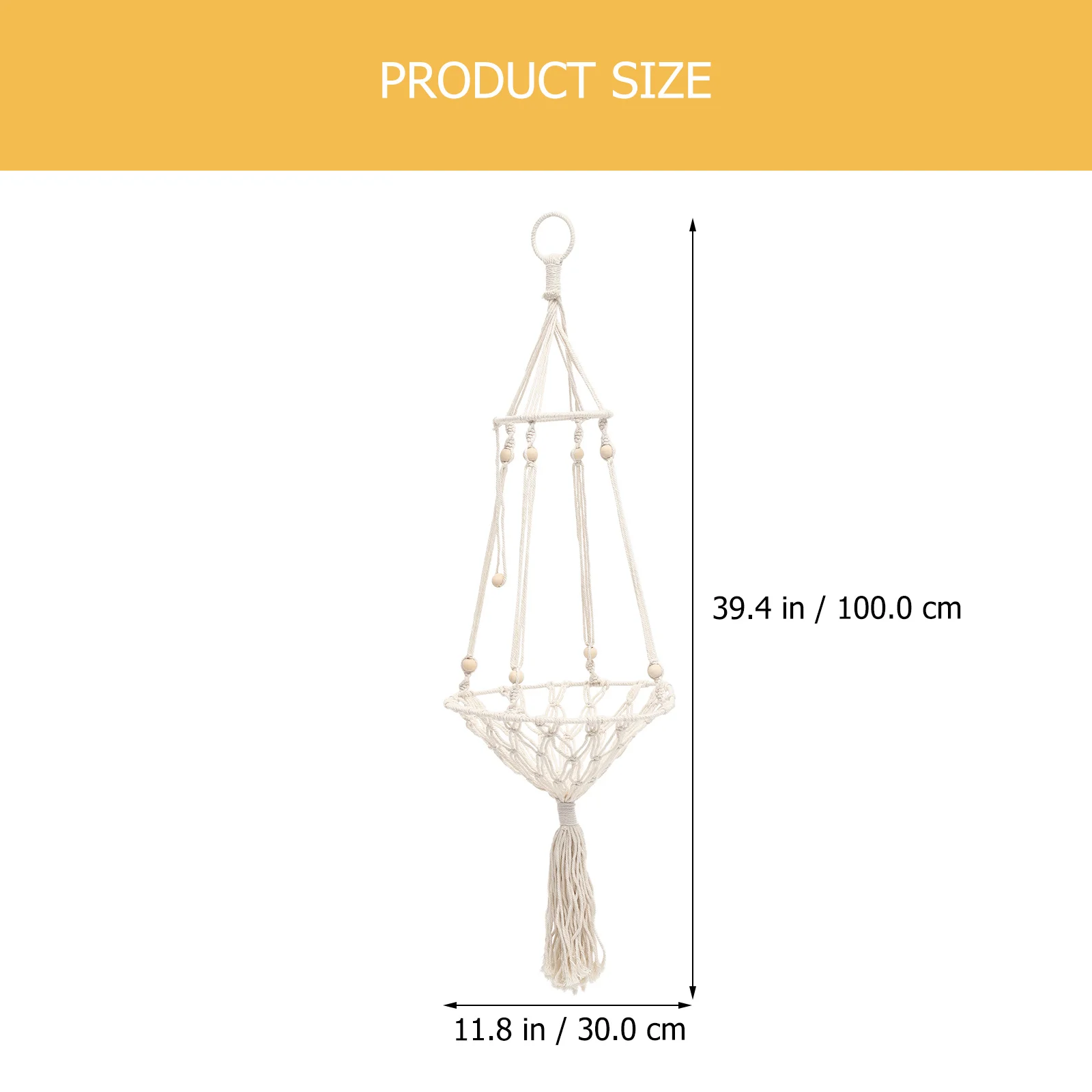 Bohemian Macrame Cat Hammock Bed Handcrafted Hanging Cat Sleeping Bed Breathable Pet Rest Decorative Use