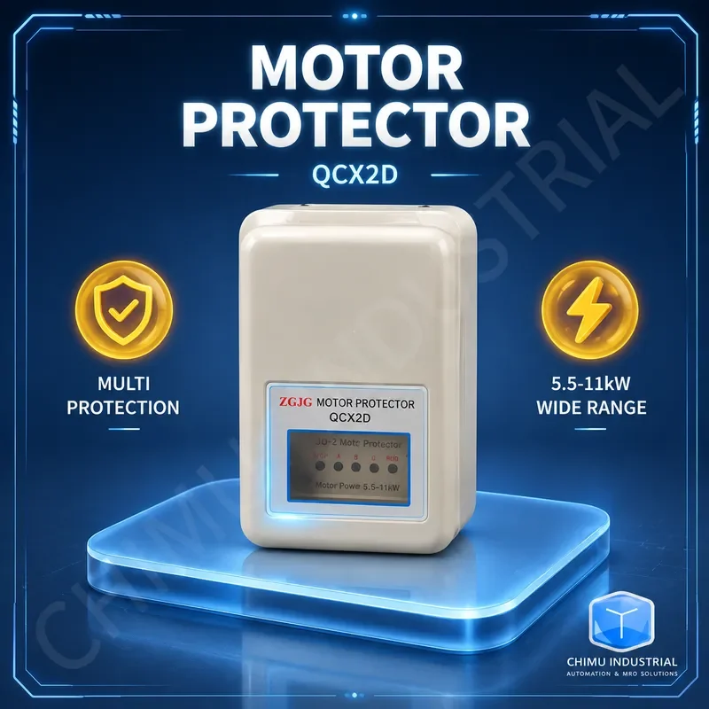 【CHIMU INDUSTRIAL】 for QCX2D Magnetic Starter 4KW 7.5KW 11KW 15KW Motor Protector DC AC