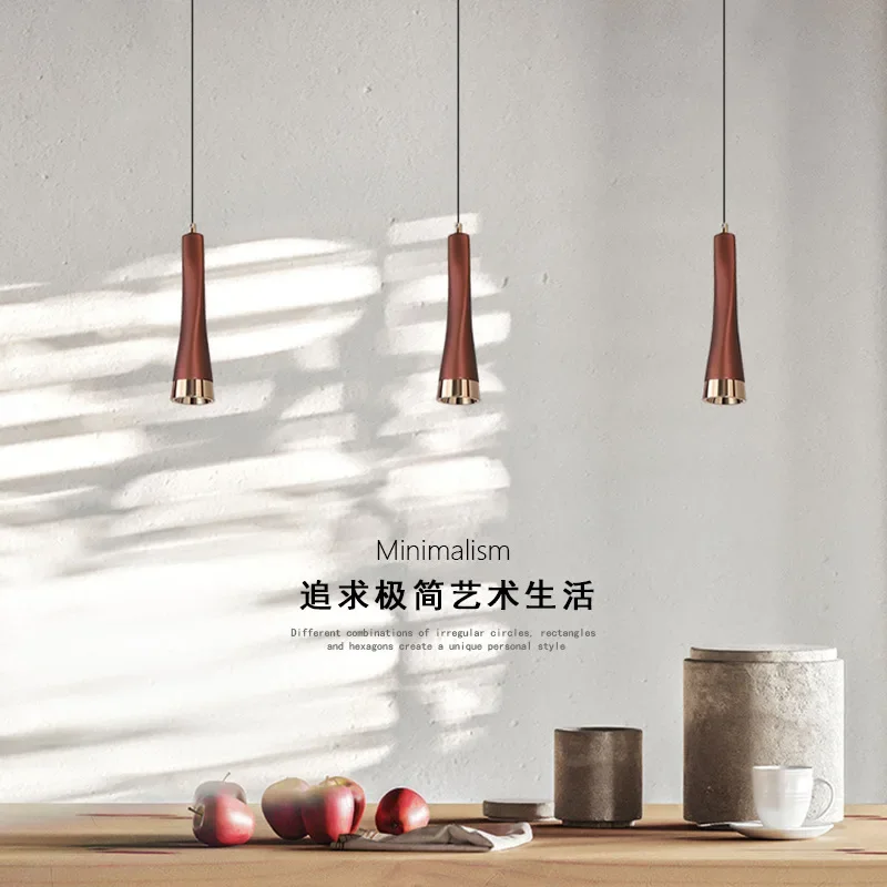 Bedroom Bedside Chandelier Nordic Minimalist Restaurant Bar Study Hanging Line Light Modern Simple Lifting Adjustment Chandelier