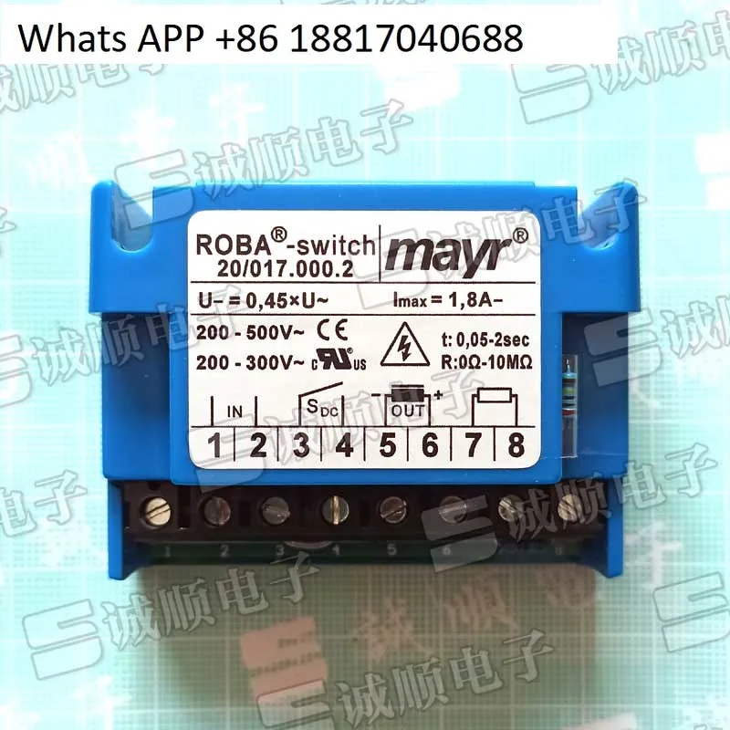 

Mayr 20/017.000.2 ROBA-переключатель 1,8А 200-500В~ 0,05-2С 10М
