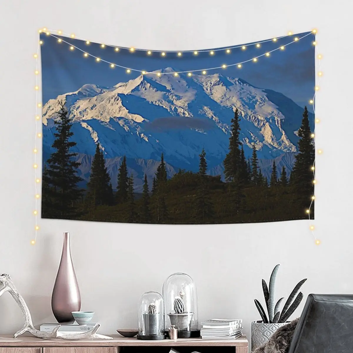 Denali National Park Preserve Tapestry Anime Decor For Bedroom Wallpaper Bedroom Things To Decorate The Room Tapestry