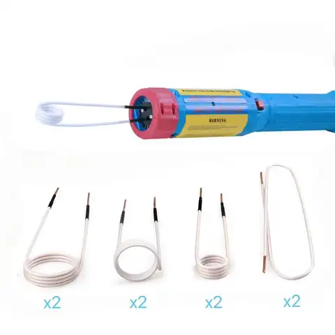 NYA 1100W Mini Flamfria Magnetiska Induktionsvärmare 110V/220V Bilbultborttagare Reparationsverktyg med 3/8 Spolar 6 best sales induktionsvärmare - №1