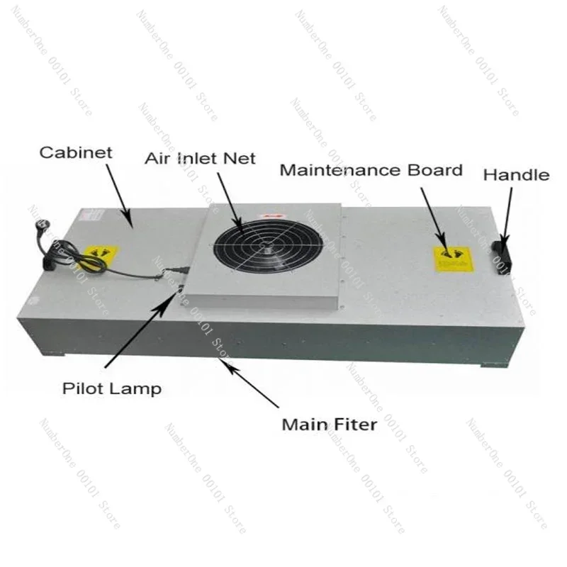 Clean Room FFU Fan Filter Unit with HEPA ULPA Filter ISO standard Laminar Flow Hood H14 Ffu Hepa Fan Filter Unit