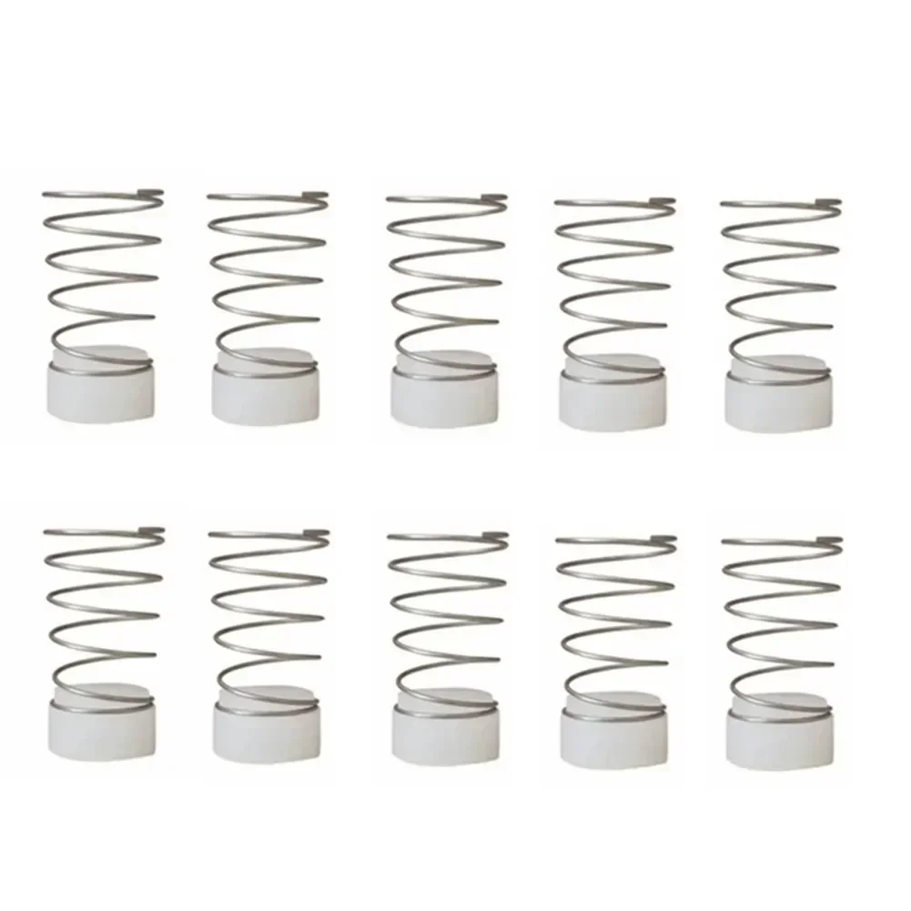 10 Sets Foot Protector Rubber Seal Pads Spring Set For Air Compressor Type 65 Spare Parts For Air Compressors Accessories