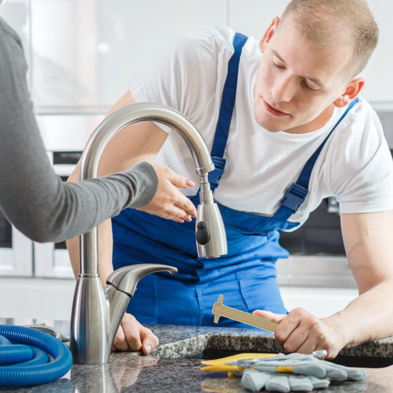 6 Buah Alat Pemasang Selongsong Keran, Alat Pemasangan Keran, Tekstur Halus Ringan dan Kuat, Penggunaan Rumah Tangga