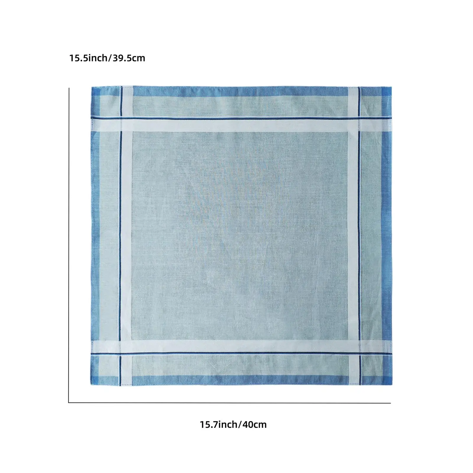 6Pcs Pocket Square Hankies Cotton Men's Handkerchiefs for Gentlemen Father