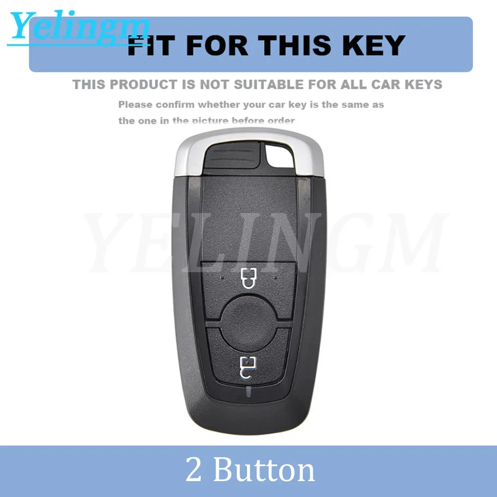 For Ford Maverick Focus Edge Explorer Expedition Everest Fusion Mondeo Mustang Raptor Bronco 2 Buttons TPU Car Key Cover Case