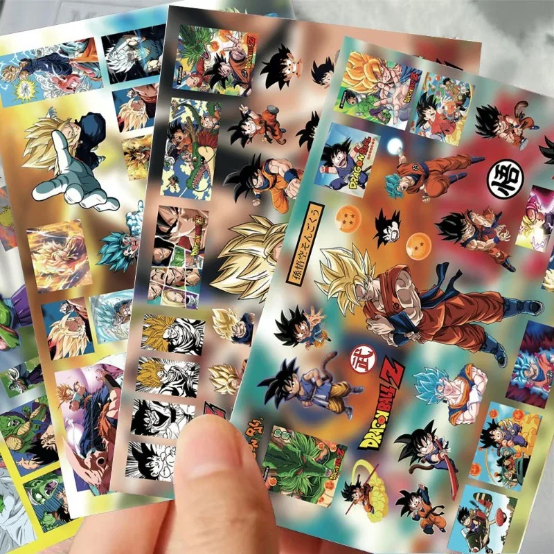 New Dragon Ball Son Goku Kakarotte 8pcs Sticker High Color Value Anime Secondary Printed Phone Case Desktop Waterproof Sticker view 4