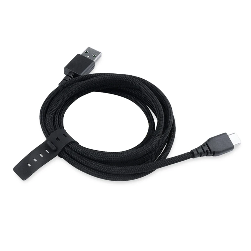 Cable datos USB tipo C trenzado para carga ratón ViperV2Pro/BasiliskV3Pro
