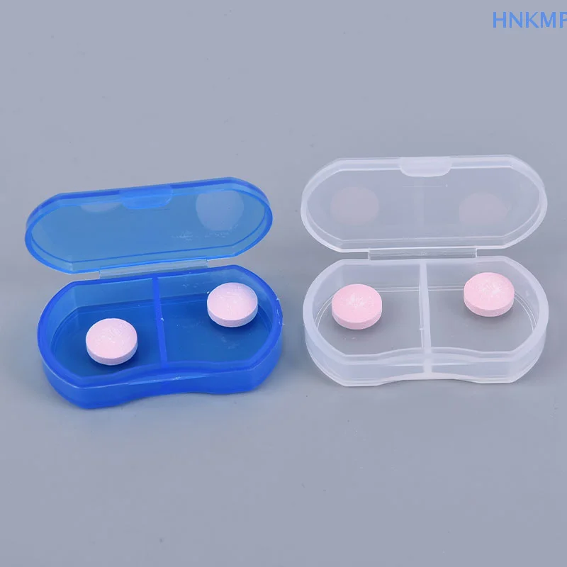 Pill Box Mini Pill Case 2/3 Grids Tablet Pill Organizer Case Dispenser Travel Tablet Holder Container Medicine Drug Storage Box